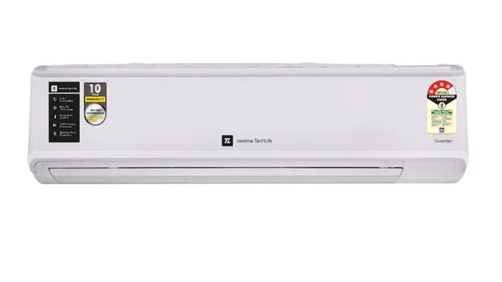 Realme TechLife split air conditioner launched in India with up to 15 Ton capacity
