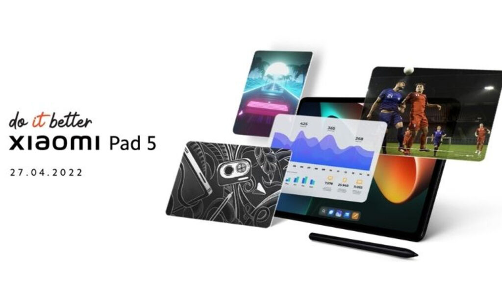 Xiaomi Pad 5 Launch will take place on April 27 in India alongside Xiaomi 12 Pro