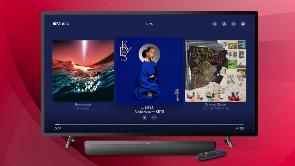 The Apple Music app is now available on Roku