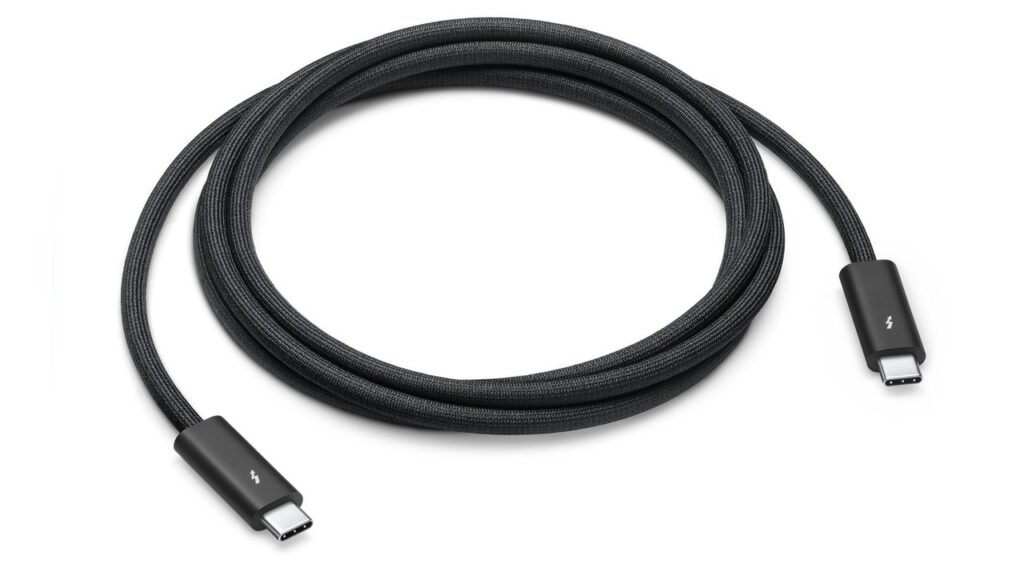 Apple's 3 meter Thunderbolt 4 Pro cable is now available