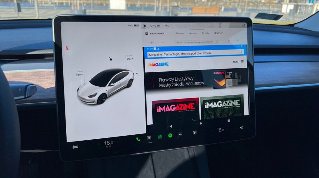 There's a hack to add CarPlay support to a Tesla