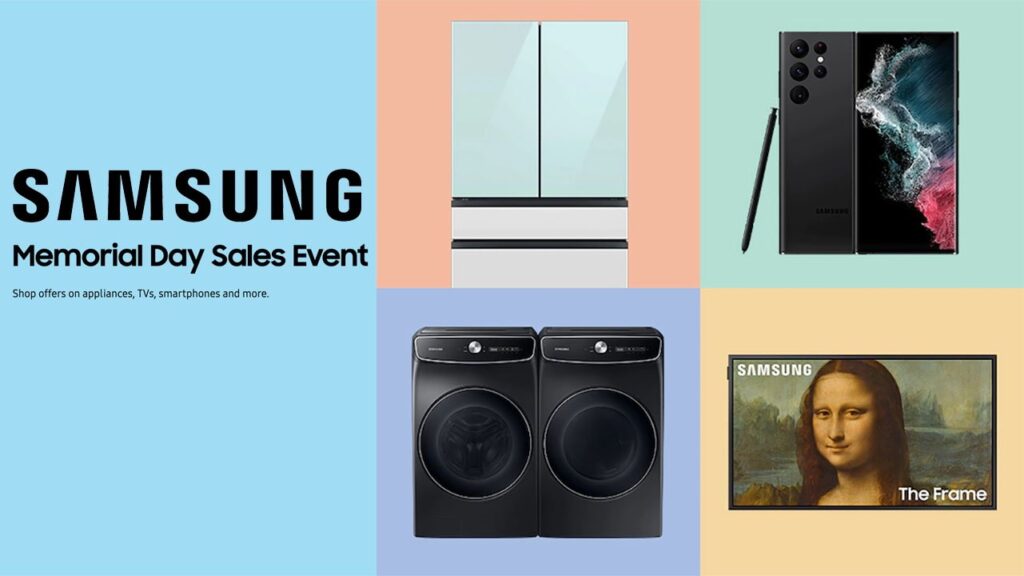 Samsung's Memorial Day Sale knocks up to $1,550 off Galaxy smartphones, 2022 TVs, home appliances