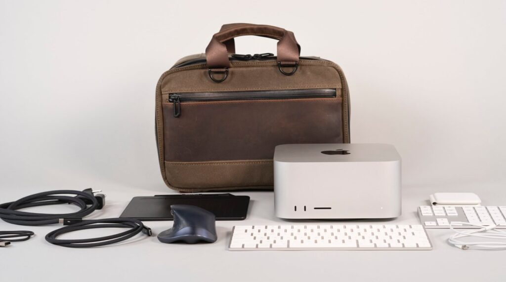 WaterField Design's Mac Studio Travel Bag holds your Mac and its accessories
