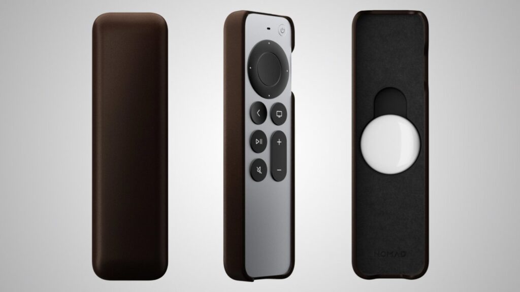 Nomad introduces Siri Remote Leather Cover with AirTag insert