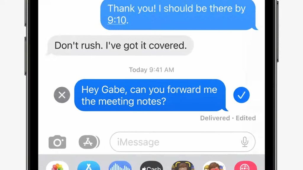 New iMessage edit and unsend features have 15-minute time limit