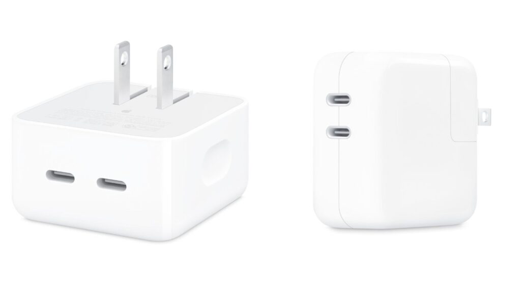 Apple 35W Dual USB-C power adapters available to order