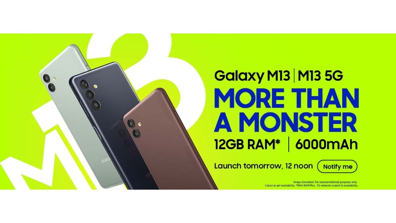 Samsung Galaxy M13 And Galaxy M13 5G India Pricing Leaked Ahead Of Launch On July 14