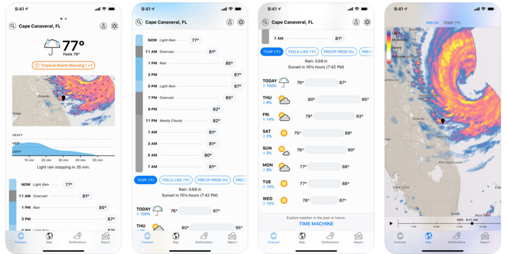 The best alternatives to Apple's Dark Sky weather app