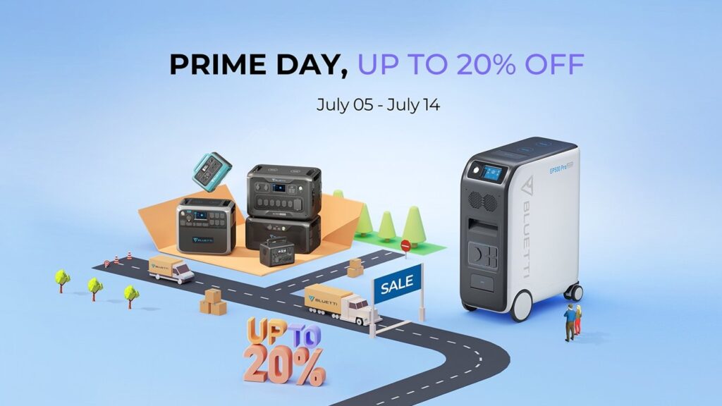 Save up to 20% on solar generators in BLUETTI's Prime Day deals
