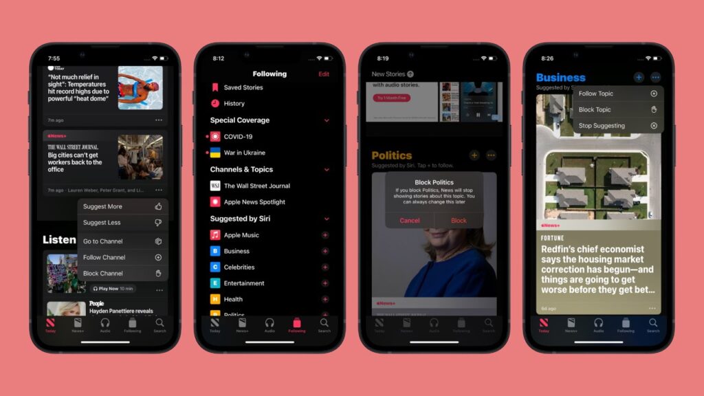 How to customize your own Apple News personal feed