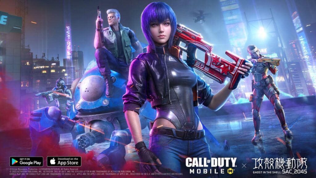 Call Of Duty Mobile Season 7: New Vision City Adds Ghost In The Shell Characters